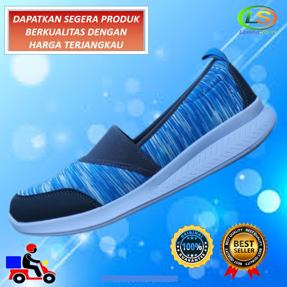 Sepatu Anak Wanita Cewek Perempuan Slip on Remaja Dewasa Kekinian Simpel Ringan Murah Jalan-jalan