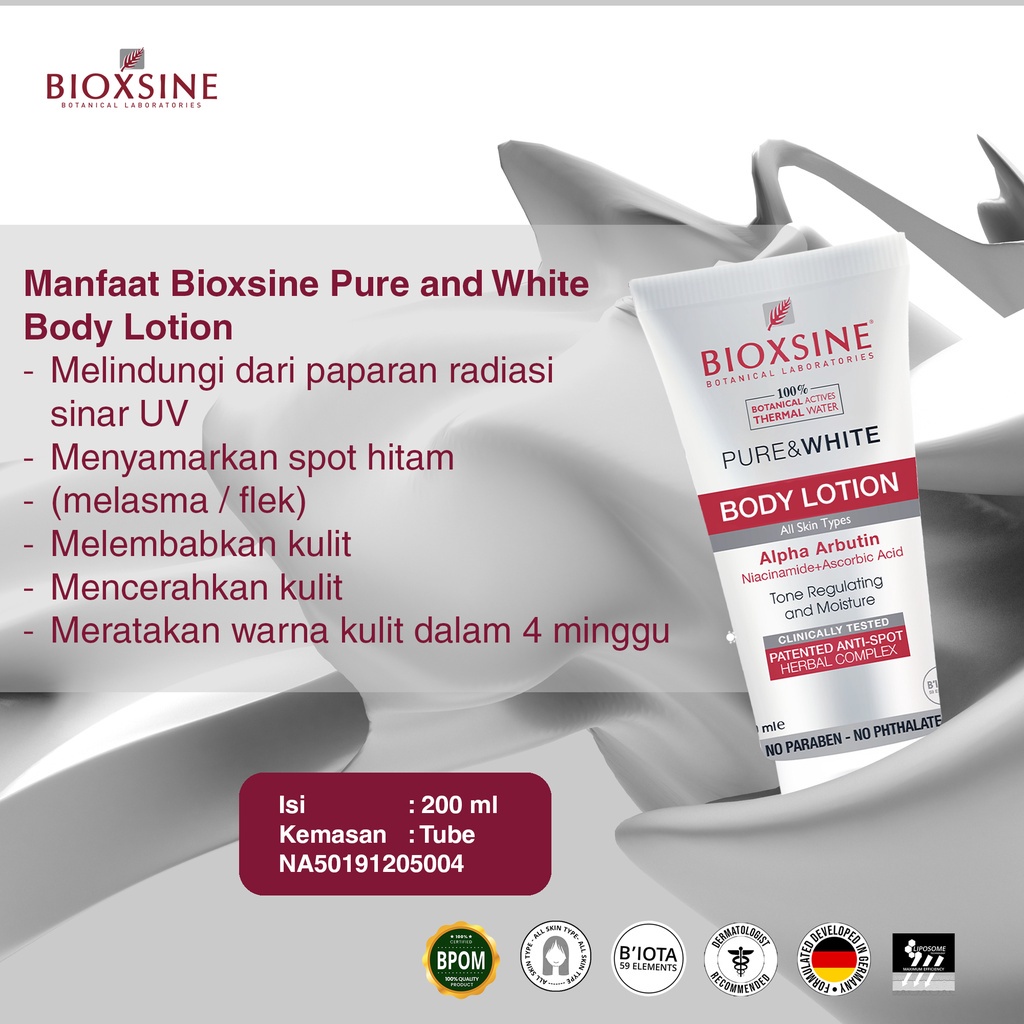 BIOXINE PURE&WHITE BODY LOTION