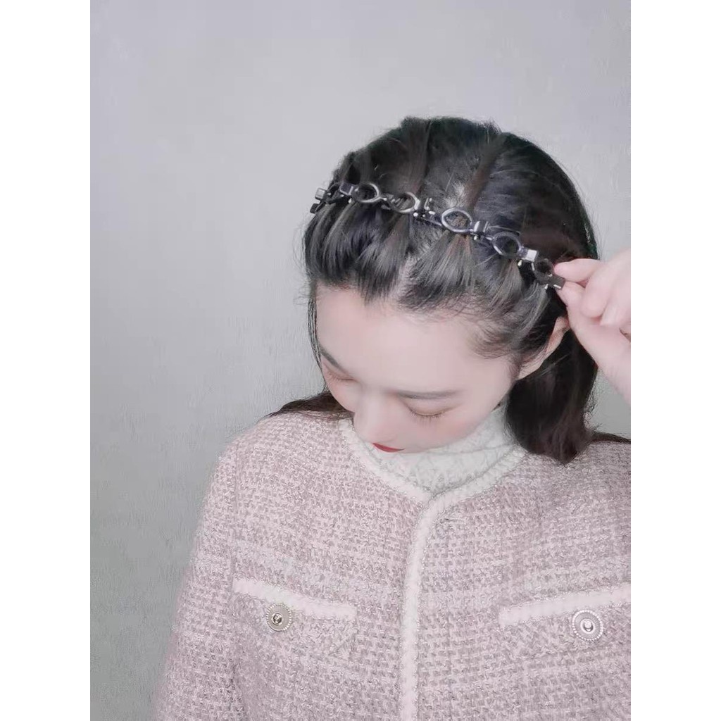 Utama Jakarta Baru - Bando Jepit Rambut 2 in 1/Bando Rambut/Bando Wanita/Bando Style Korea