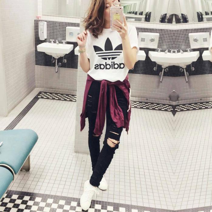 Tumblr Tee / T-Shirt / Kaos "Adidas"