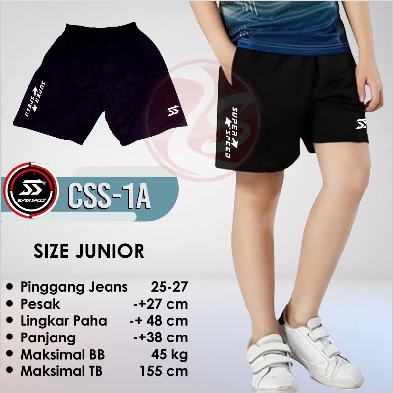 Celana badminton anak celana bulutangkis junior short pants kids badminton celana bulutangkis