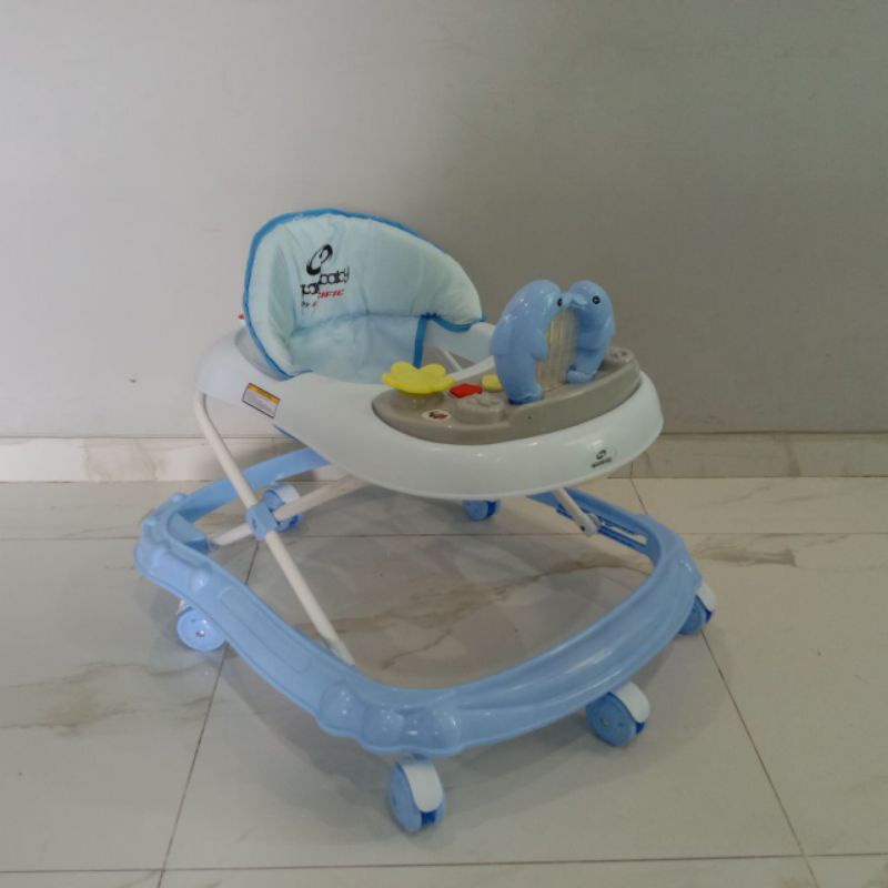 Bisa COD Mainan Anak Bayi Rolling Baby Walker Babywalker Spacebaby SB-302 Musik Mainan Murah Berkualitas