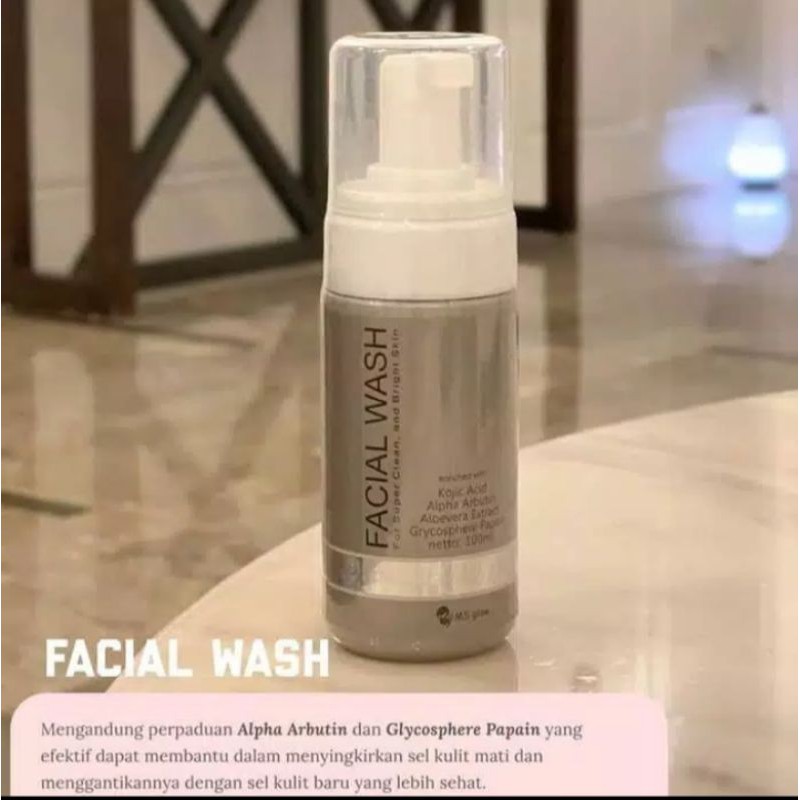 FACIAL WASH MS GLOW//TONER GLOWING MS GLOW//TONER ACNE MS GLOW