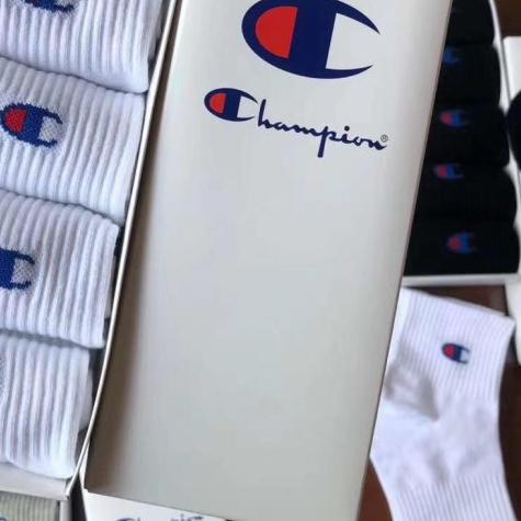 ✯ Champion Socks / Kaos Kaki Champion Original - Putih ➮