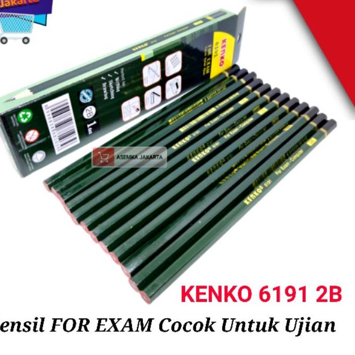 

5.5 HARGA GROSIR/5.5 COD/5.5 FLASH SALE/「Stok terbaru」/[Terlaris Today] Pensil KENKO 6191 6388 2B For Exam cocok untuk Ujian isi 12pcs (COD )NEW_PRODUCT