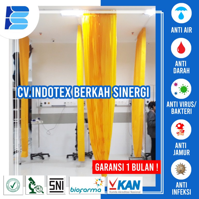 gorden rumah sakit dan furniture - hordeng penyekat ruangan - sekat ruangan pakai gorden - gorden ru