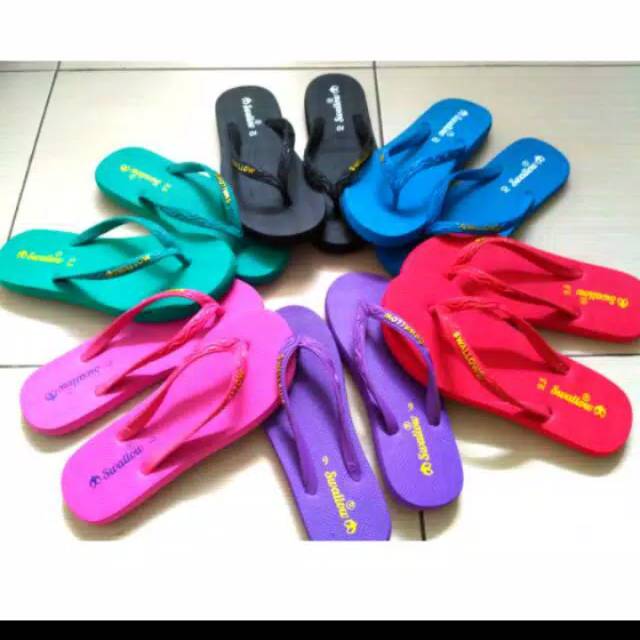 Sendal sandal jepit wanita swallow polos