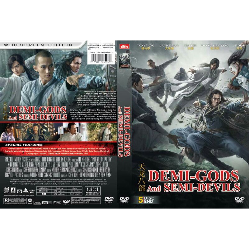 Kaset Film Serial Silata Mandarin Terbaru 2021: DEMI GODS AND SEMI DEVILS(5Disc)