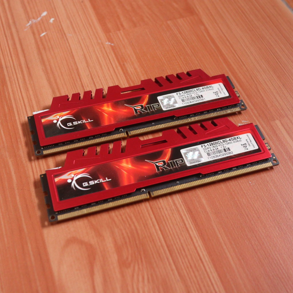 G Skill Ripjaws DDR3 1600MHz 2GB 9-9-9-24