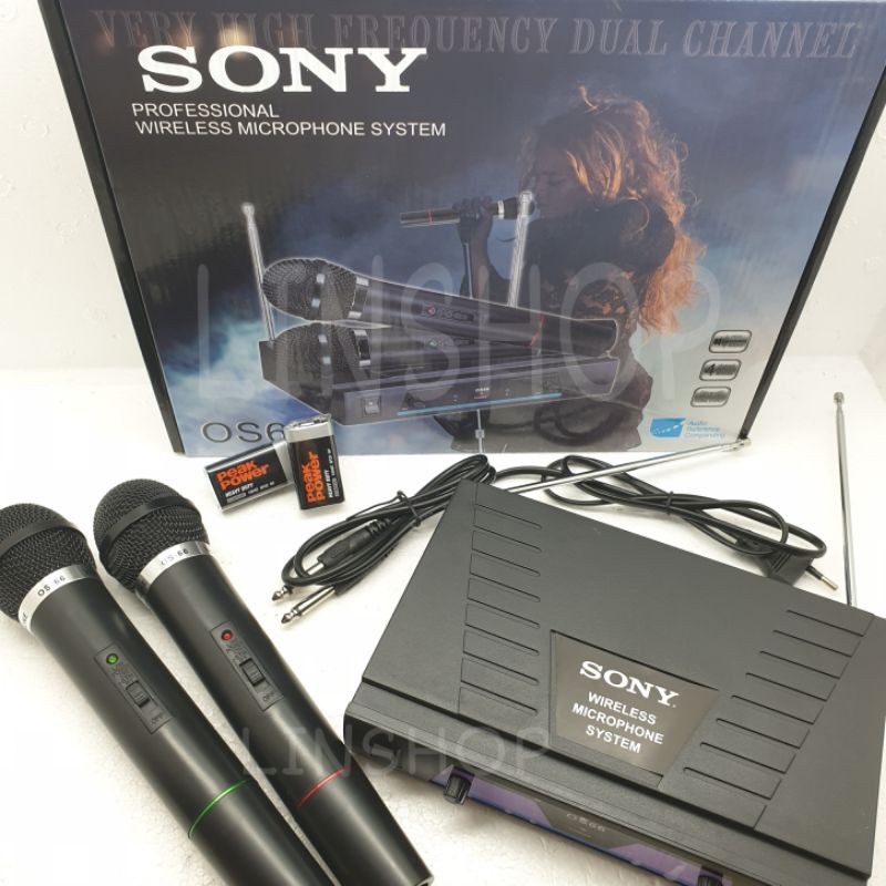 MICROPHONE WIRELESS DOUBLE SONY SN OS-66  OS66