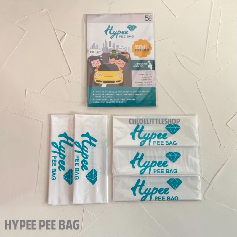 Hypee PeeBag / Pee Bag / Kantong Pipis Travelling