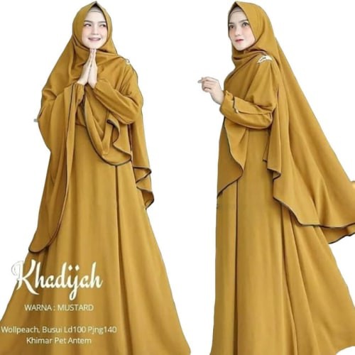 Unik KHADIJAH SYARI | BAJU GAMIS SYARI | SETELAN HIJAB MODERN Murah