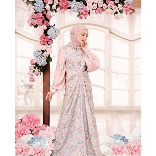 Tie Dye Dress SageRose by Vanilla Hijab