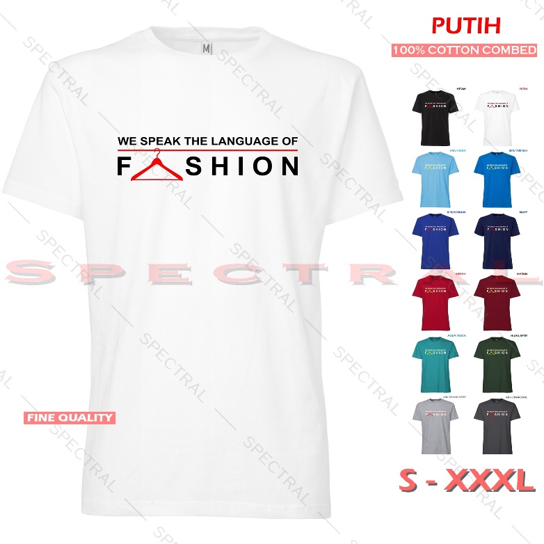 Spectral - Kaos Pria Wanita FASHION Logo Baju Distro Korea Korean Tulisan Kata Keren Dewasa Polos Mu
