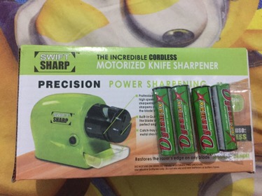 Swifty Sharp Alat Pengasah Pisau Gunting Otomatis Elektrik Multifungsi Asah Obeng Gergaji Power Grip