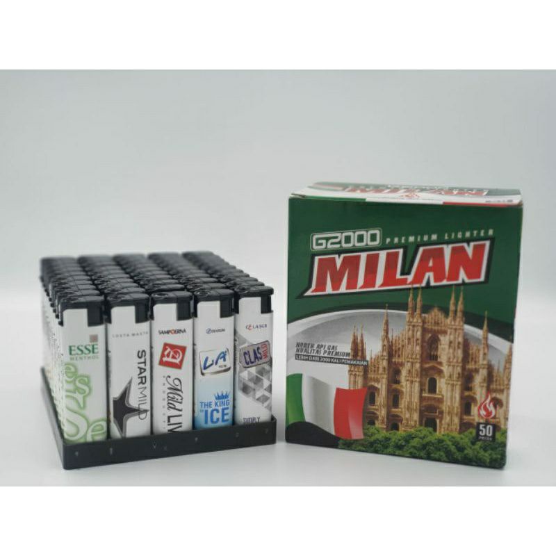 Korek Bara G2000 (Milan) / Korek Bara / Mancis Isi Ulang (Harga Untuk 1pcs)