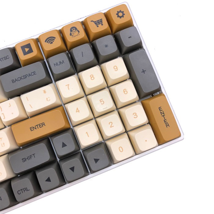 KEYCAPS PBT EMBER / SHIMMER XDA PROFILE KEYBOARD SUBLIM JAPAN ROOT - JAPAN ROOT