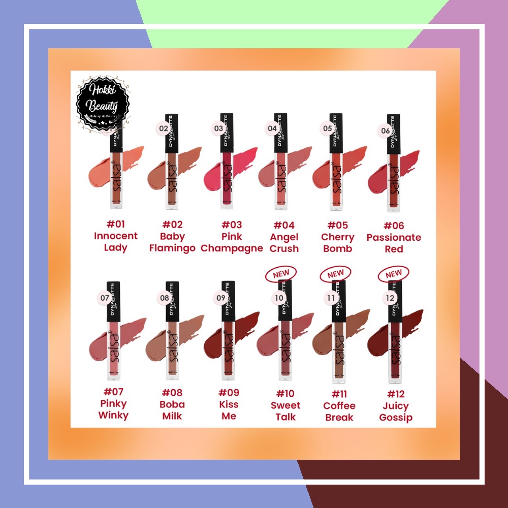 SALSA Dynamatte Lip Cream - Matte LipCream