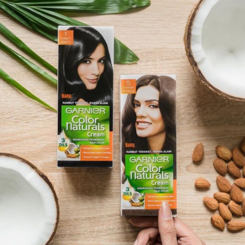✨Garnier✨ Color Naturals Pewarna Rambut Cat Rambut Halal