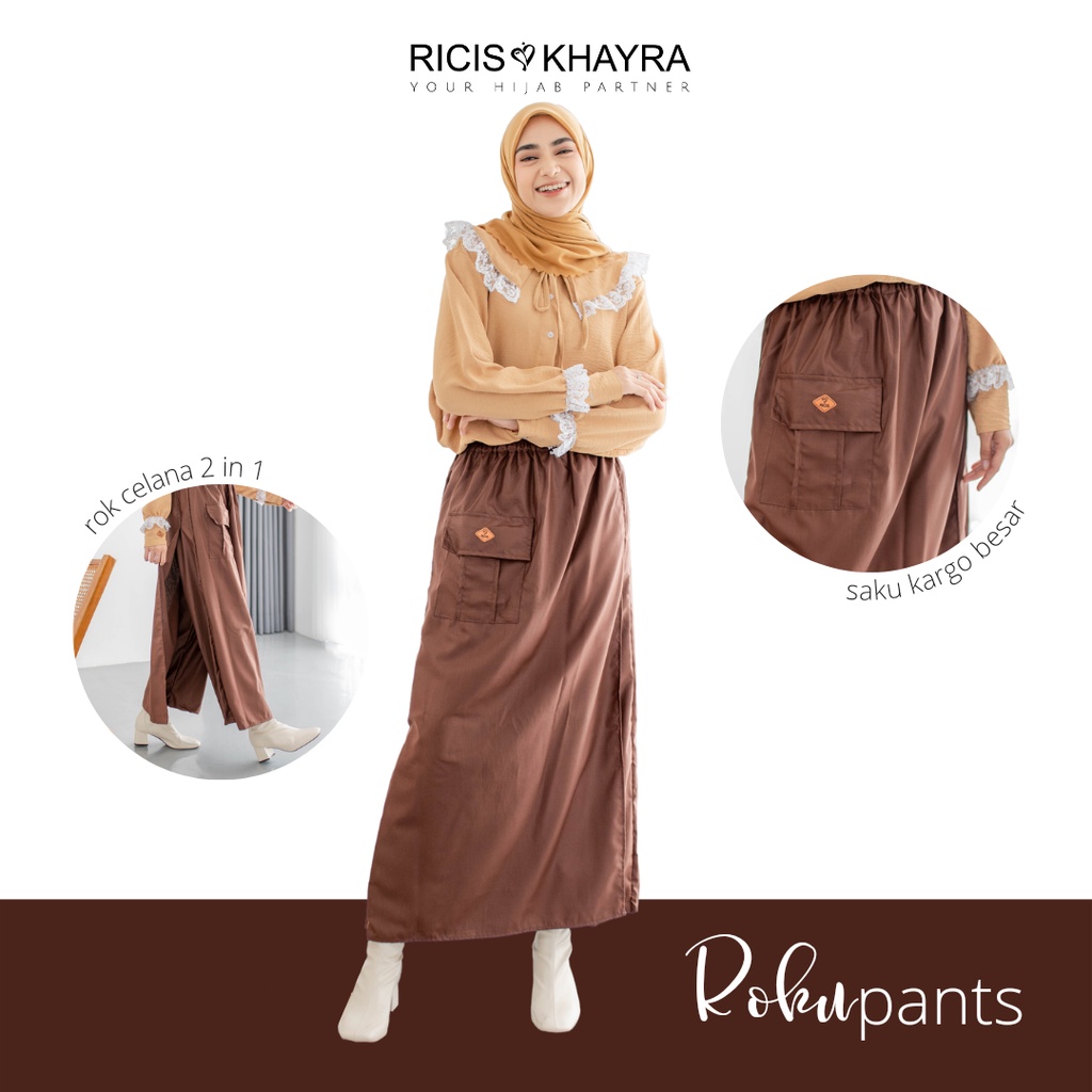 Ricis by Khayra - Roku Pants | Rok Celana 2 in 1