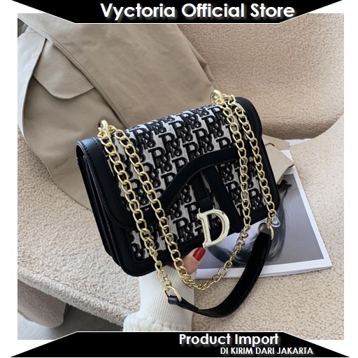 (COD) Vyctoria VOS5880  Tas Selempang Wanita Import Promo BQ3499 JTF4889 GT1883 EL5880 LT2068 3499 1883 5880 2068 4889