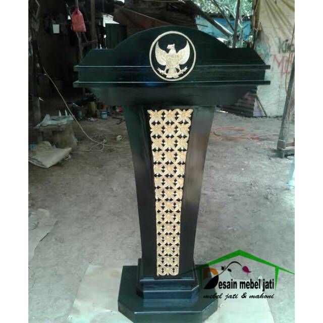 Mimbar podium presiden jati
