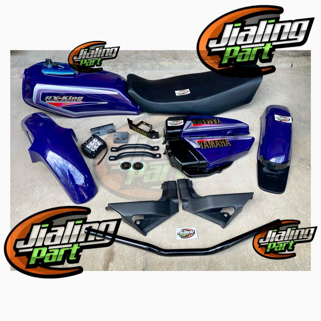 paket full set cover tangki RX King full set ungu RX King 2002 ungu tangki RX King ungu 2002 terbaru