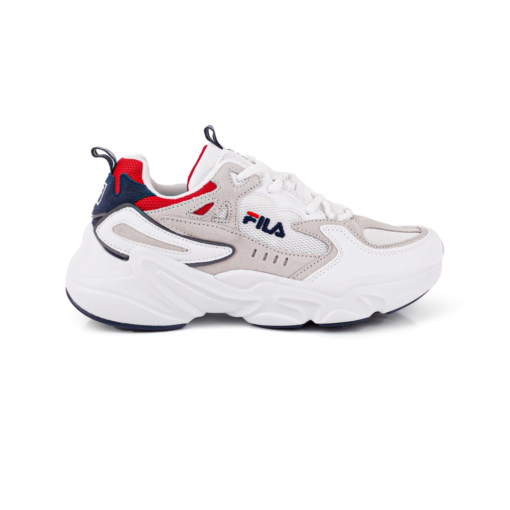 FILA Sepatu Pria Rey - Off White/Navy/Red