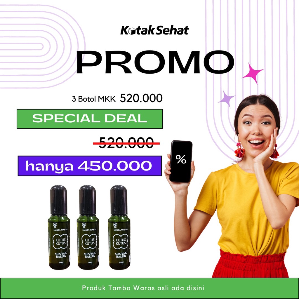 Promo Paket 3 botol Minyak Kutus Kutus Limited Edition (LE8 kaca) - BaliHealingOil78