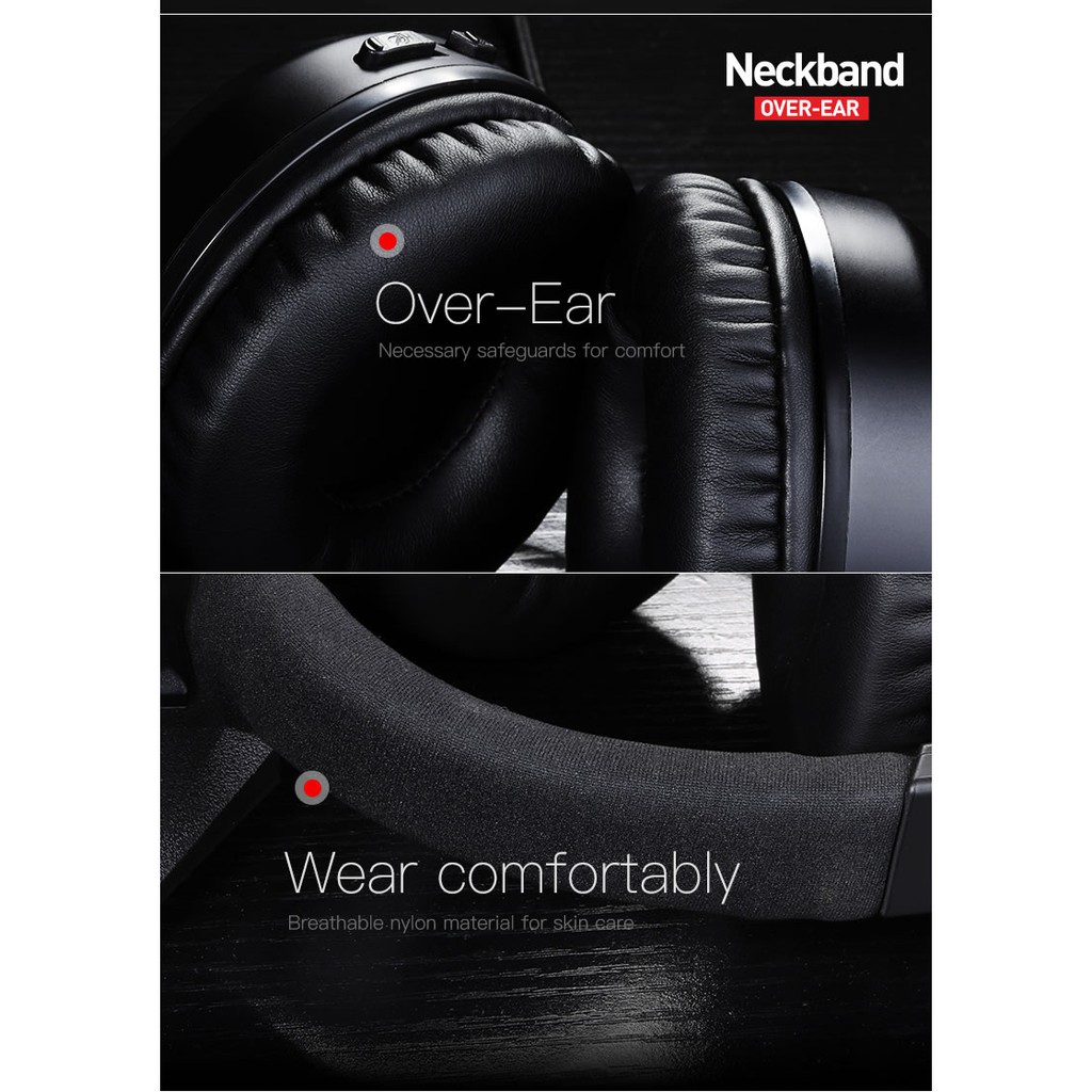 PLEXTONE G600 NECKBAND + QUAKE SOUND EXTERNAL 7.1 Gaming Headphone