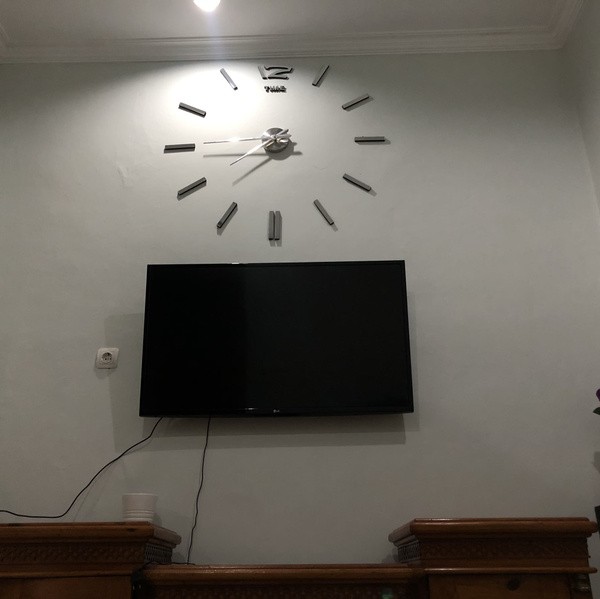 Jam Dinding Tempel Besar Raksasa 3d Giant Wall