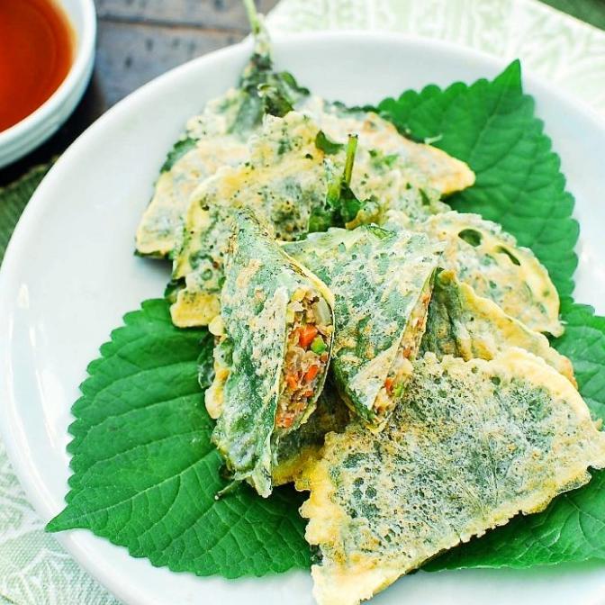 

;&;&;&;&] Daun perilla / Daun wijen kenip / Shiso / Kkaennip / sesame leaf