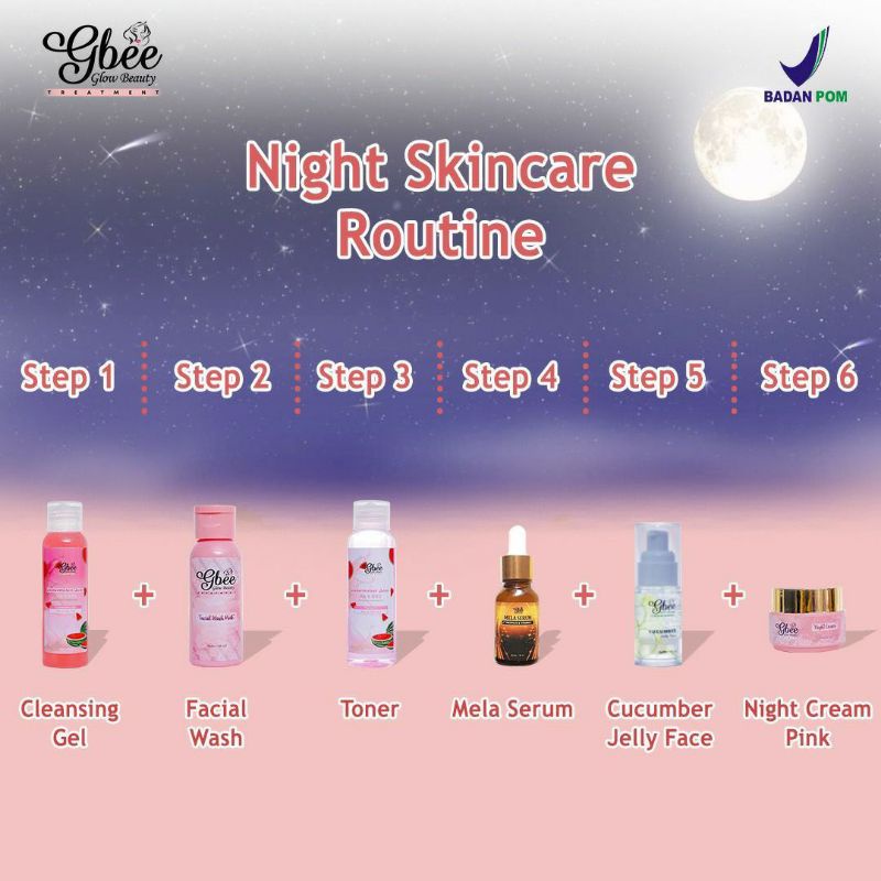 Miffglow | HARGA ECER SATUAN GBEE GLOW BEAUTY/ PEMUTIH BPOM gbee