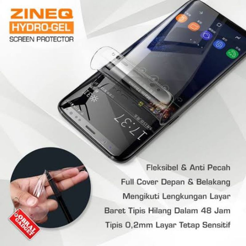 HYDROGEL LG V20/V30/V30PLUS/V40THINQ/V50THINQ/V60THINQ ANTIGORES DEPAN