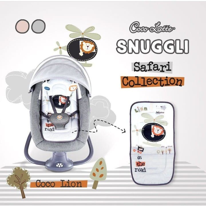 Makassar - Cocolatte Snuggli 2.0 Premier Safari Tom &amp; Jerry Swing Ayunan Bayi Elektrik Features