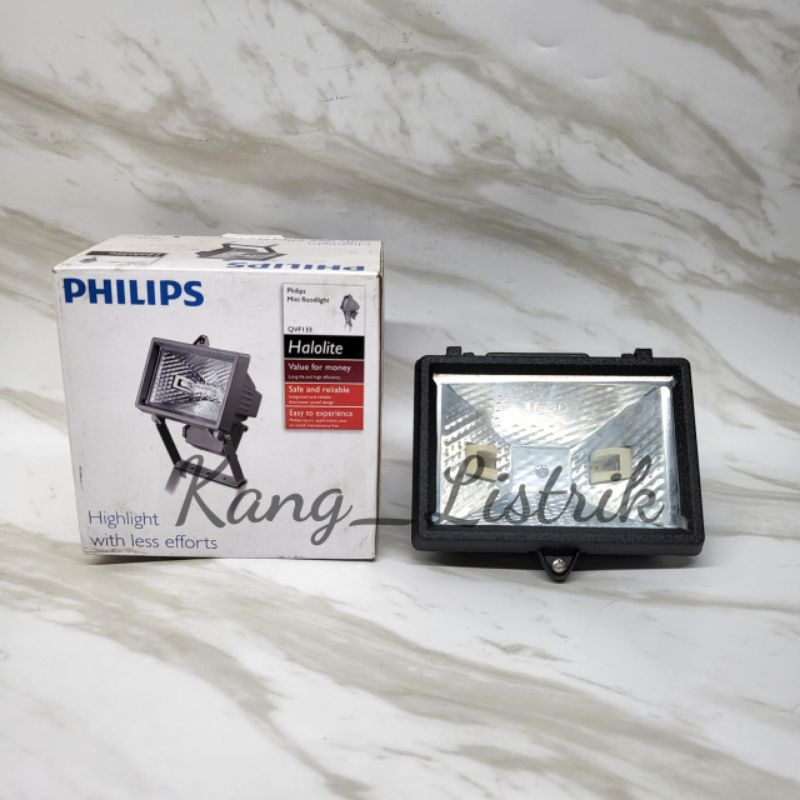 Kap Lampu Halogen Philips 150W QVF133