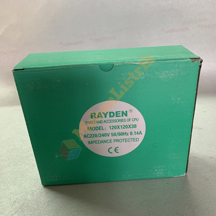 RAYDEN Kipas AC 12 x 12 x 3.8 cm Cooling Fan 220V