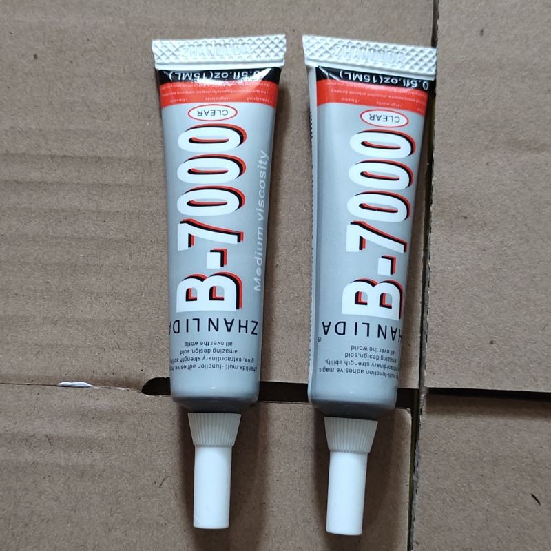 

Lem lcd lem backdor B 7000 hitam/putih 15ml readyyyy