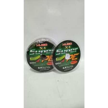 BENANG SERAT HUGO SUPER PE X4 0.12mm 100 M