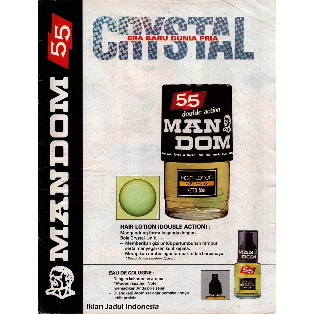 Minyak rambut Mandom Hair LIQUID/TONIC 55ML; TANCHO POMADE-NOS ORIGINAL-JADUL