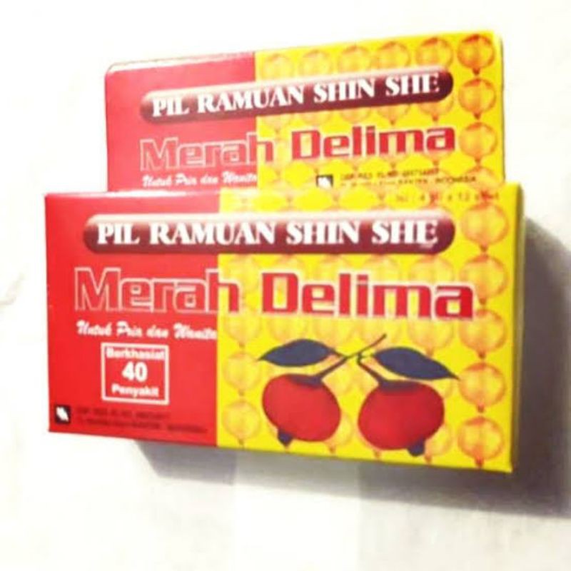 pil ramuan merah delima obat asamurat reumatik kolestrol pegallinu encok