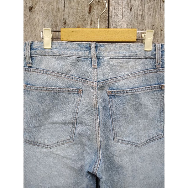 spao relaxed fit jeans blue wash size 29 second original preloved