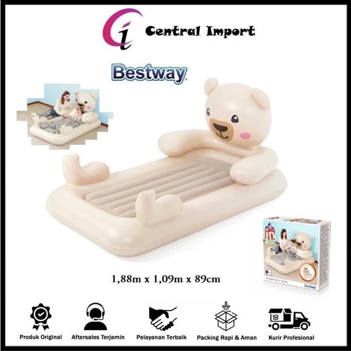 Rangka | Bestway Kasur Angin Anak Teddy Bear- Kasur Multifungsi - Bestway 67712