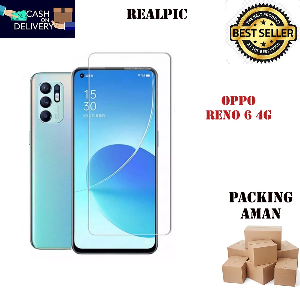 Tempered Glass Oppo Reno 6 4G Screen Protector Anti Gores