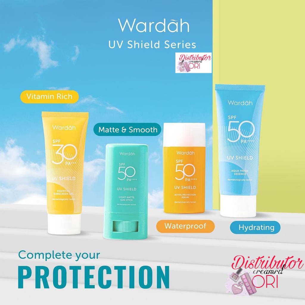 Jual WARDAH UV Shield Light Matte Sun Stick SPF50 PA++++ Aqua Fresh