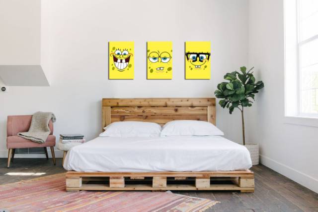 Hiasan dinding spongebob walldecor spongebob squarepants pajangan dinding kartun