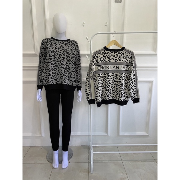 sweater rajut import dior