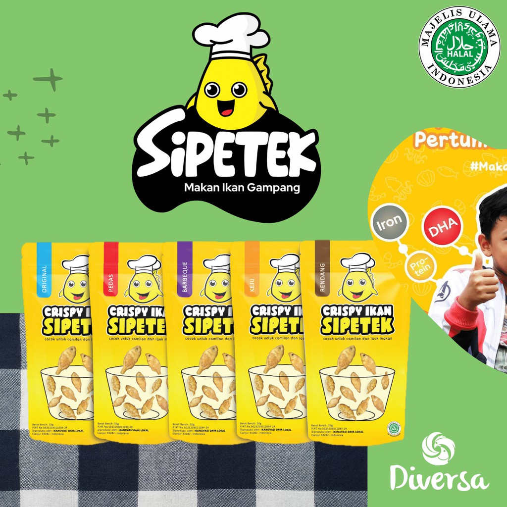 

Crispy Ikan - SIPITEK - Cemilan Anak