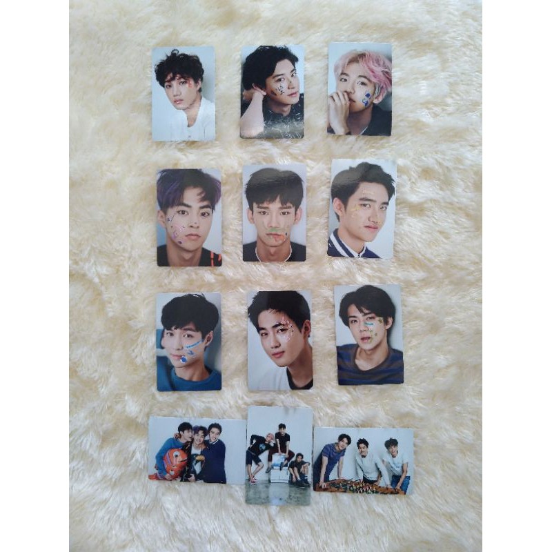 EXO SEASON GREETINGS 2016 SG PC PHOTOCARD BAEKHYUN CHANYEOL SEHUN CHEN XIUMIN LAY SUHO KAI D.O.