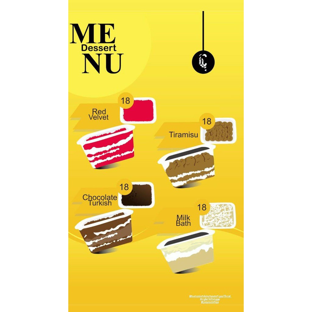 

Dessert Box Mini Premium 300ml + extra packing